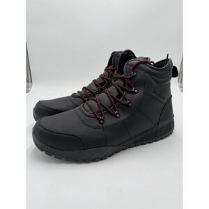 Columbia Fairbanks Rover II Mens Size 14 Waterproof Leather Boots Black NWOB